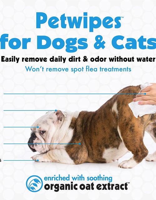 Load image into Gallery viewer, Petwipes – Big 'N Thick Extra Large Pet Wipes for Dogs and Cats – Cleans Face, Ears, Body and Eye Area – Super Convenient, Ideal for Home or Travel
