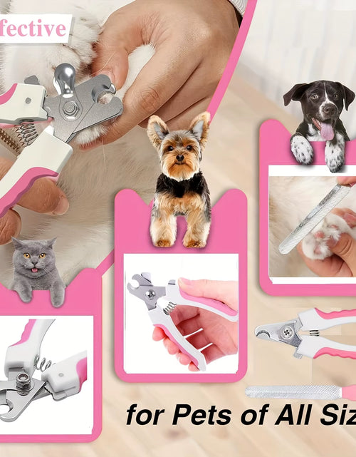 Load image into Gallery viewer, Professional Pet Nail Clipper Stainless Steel Dog Cat Nail Trimmer Labor-Saving Nail Clipper Convenient Dog Grooming Supplies
