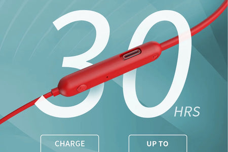 Bluetooth Earbuds Wireless Headphones Bluetooth 5.3 Running Headphones IPX7 Waterproof Earphones with 12 Hrs Playtime Stereo Sound Isolation Headsets for Workout Gym,Red