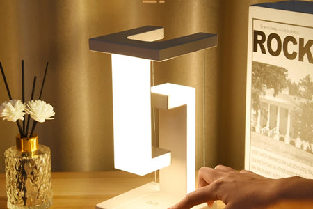 Novelty Floating Lamp with 10 W Detachable Wireless Charger Decorative Light for Bedroom/Office