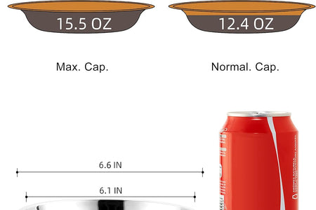 Stainless Steel Cat Bowls, Whisker Fatigue Cat Bowl, Metal Cat Dishes, Shallow Cat Food Dish