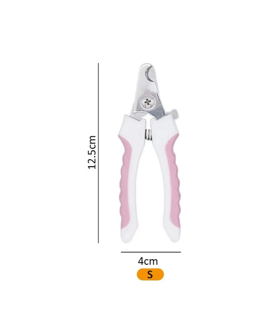 Load image into Gallery viewer, Professional Pet Nail Clipper Stainless Steel Dog Cat Nail Trimmer Labor-Saving Nail Clipper Convenient Dog Grooming Supplies
