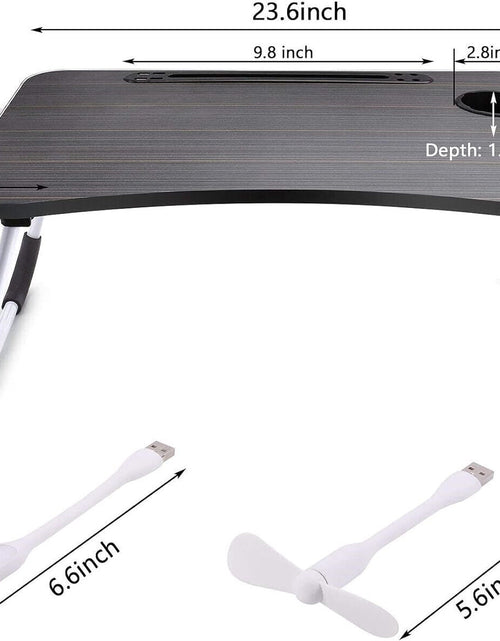 Load image into Gallery viewer, HBN Laptop Desk, Laptop Bed Stand Foldable, Laptop Table Folding Breakfast Tray
