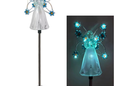 Celestial Garden Angel Lamp – Customizable Sunlight Outdoor Lighting for Your Garden